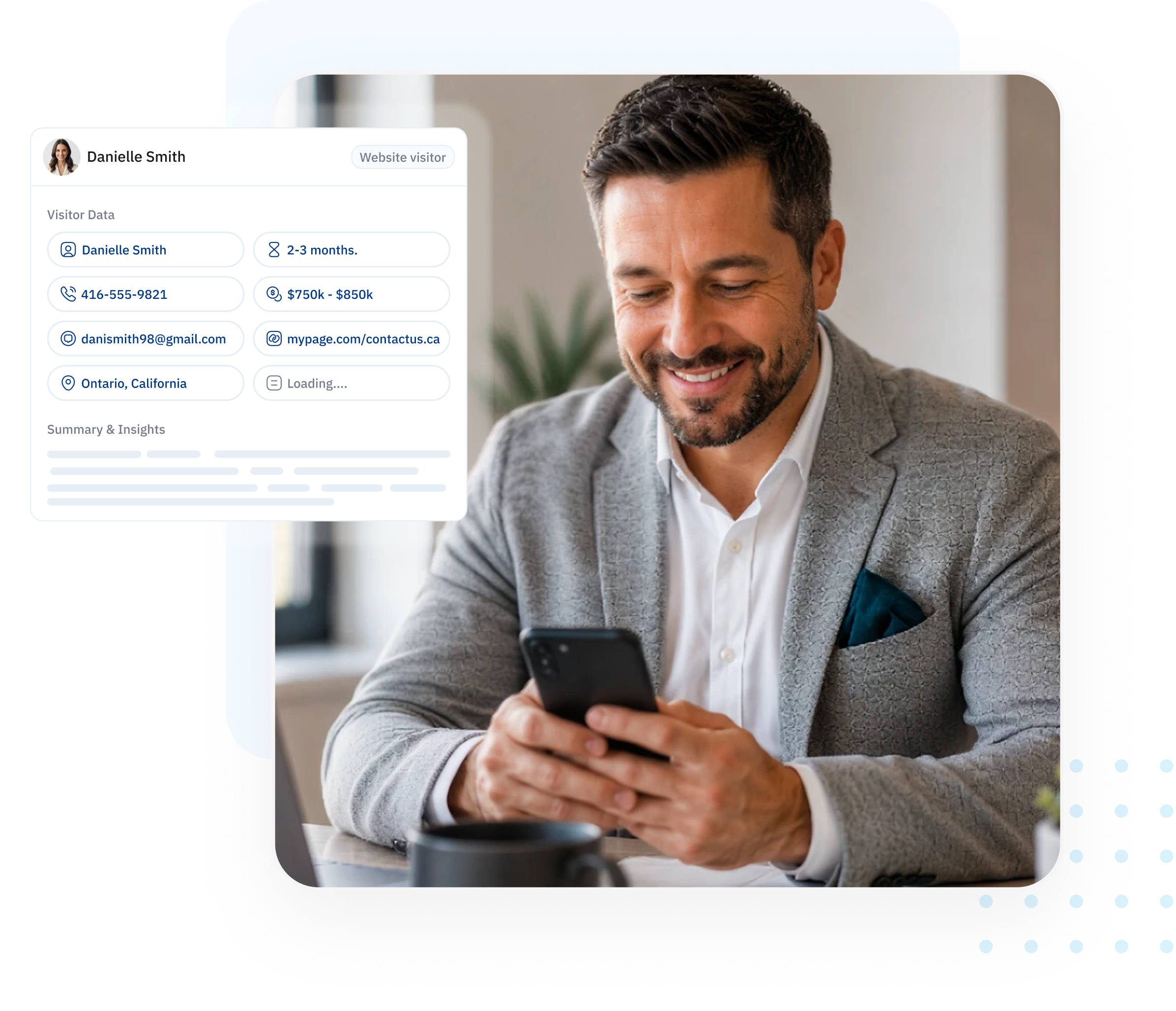 Madison AI assistant engaging a website visitor